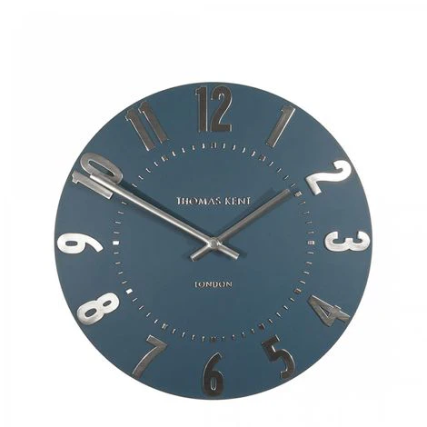 Thomas Kent 12" Mulberry Wall Clock Midnight Blue - Image 3