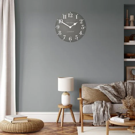 Thomas Kent 20" Arabic Wall Clock Dolphin - Image 2