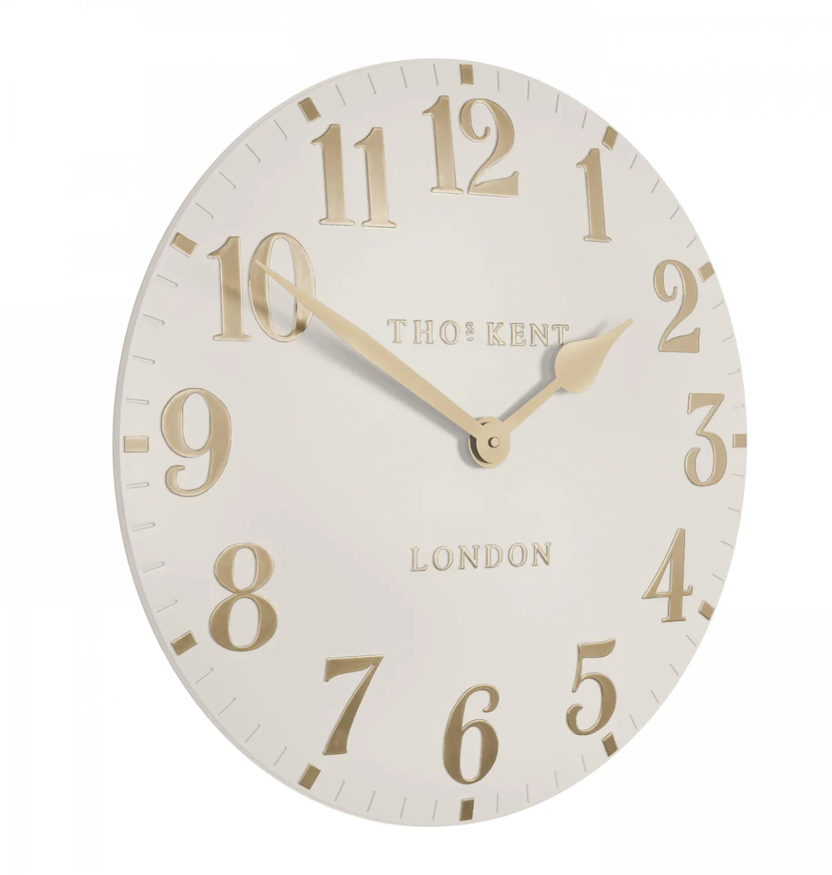 Thomas Kent 20”Arabic Wall Clock Oatmeal