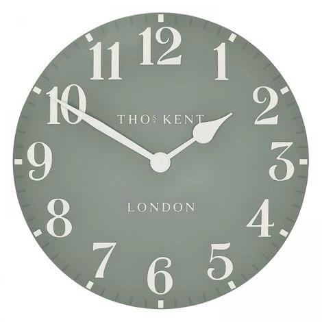 Thomas Kent 20" Arabic Wall Clock Seagrass - Image 3