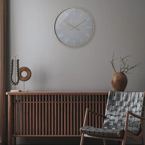 THOMAS KENT 21 NORDIC WALL CLOCK CEMENT - Image 2