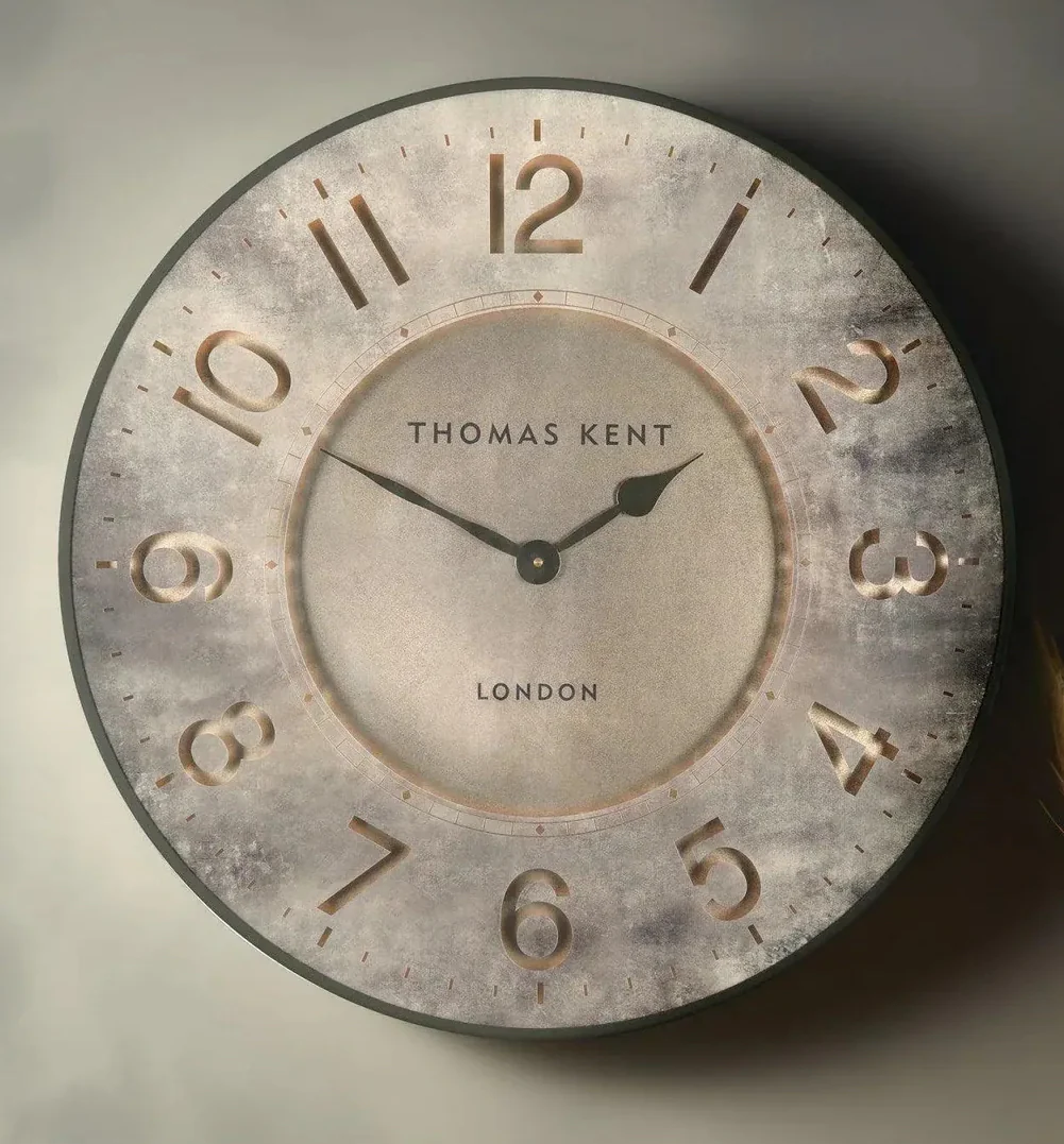 Thomas Kent 21” Wall Clock Harvest Gold