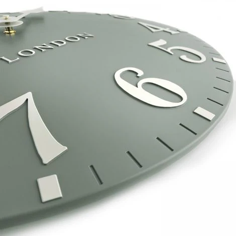 Thomas Kent Arabic Seagrass Small Wall Clock 12' - Image 4