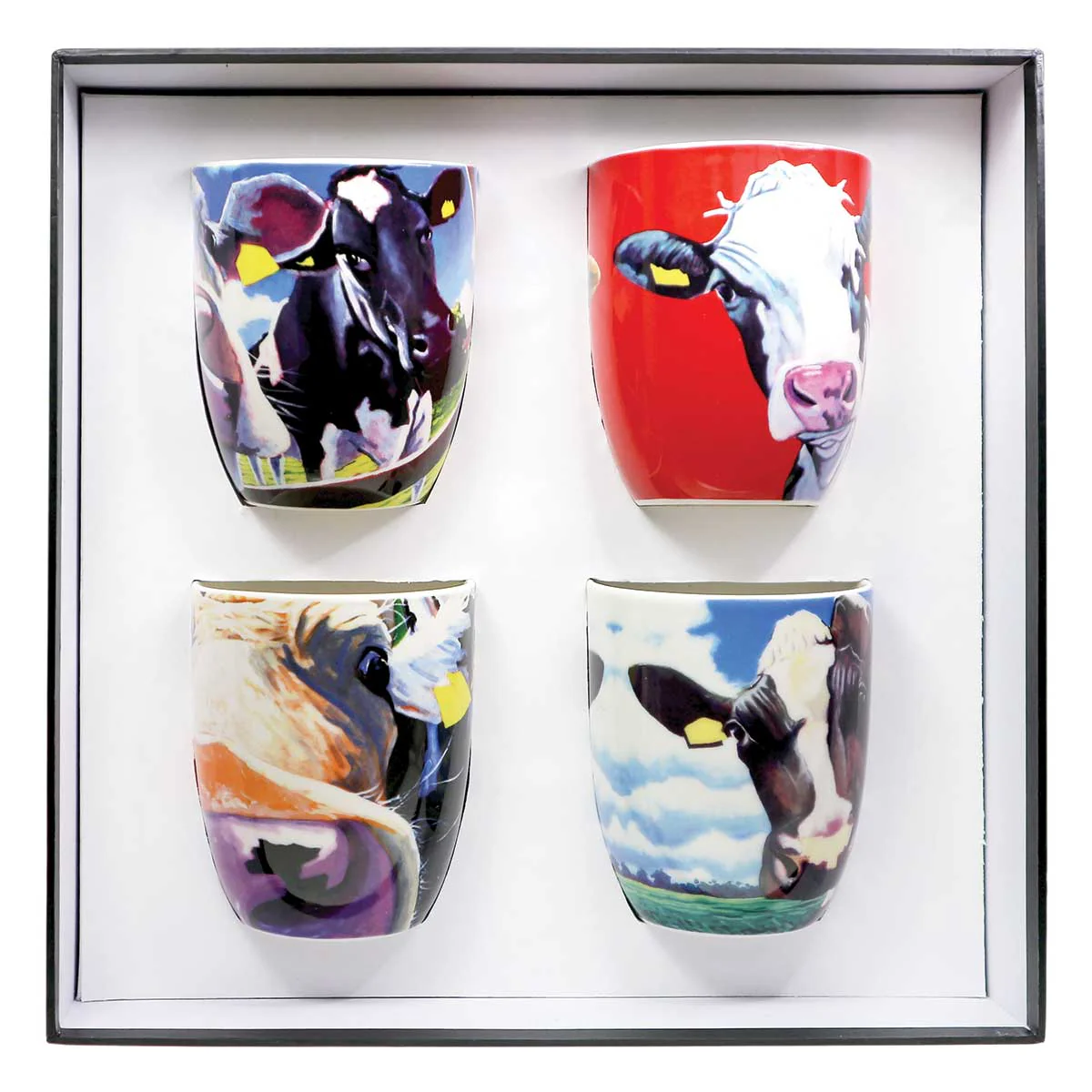 Tipperary Crystal Eoin O'Connor Set Of 4 Mugs