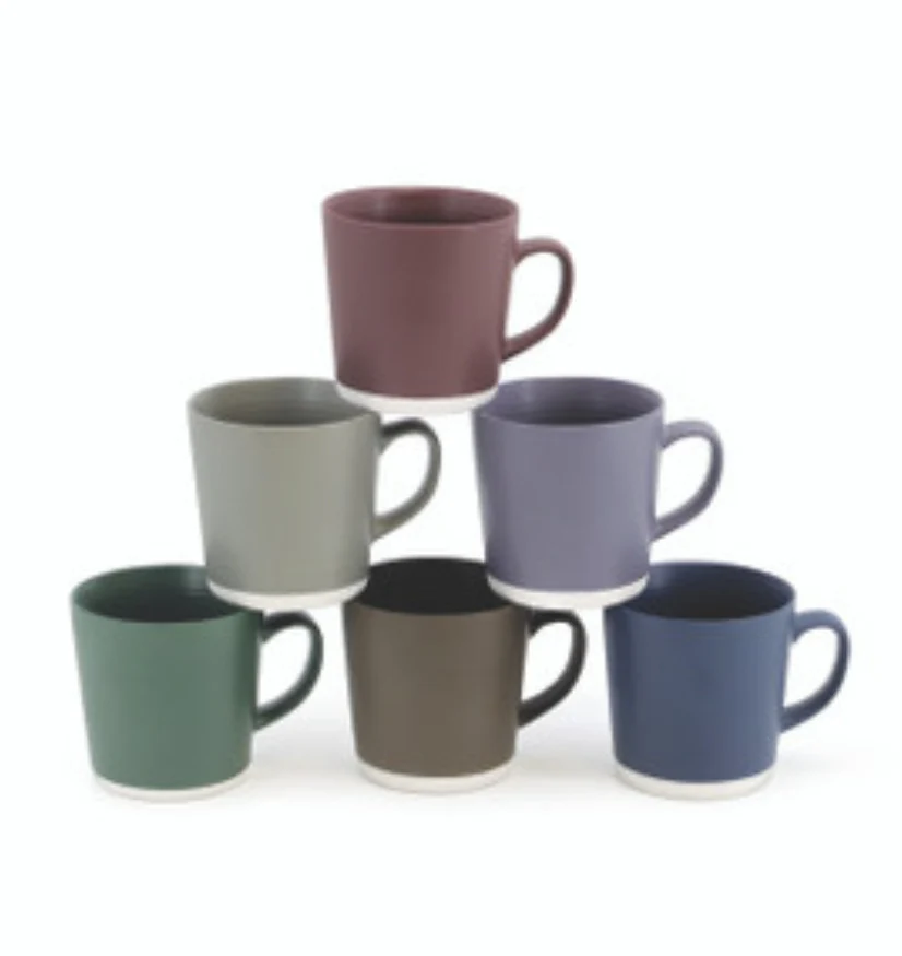 Tipperary Crystal Set of Six Pottery Mugs - Image 2