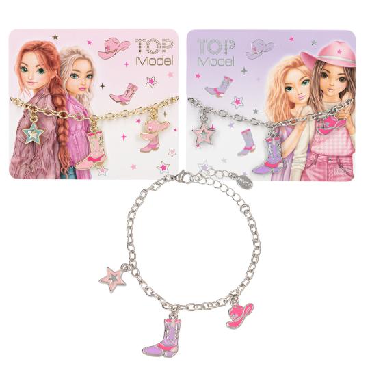 TOP Model Bracelet With Charms COWGIRL