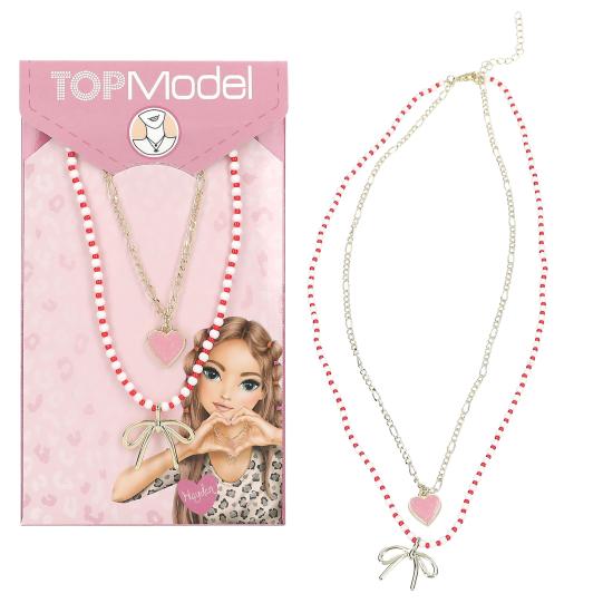 TOP Model Double Layer Necklace LEOHEART