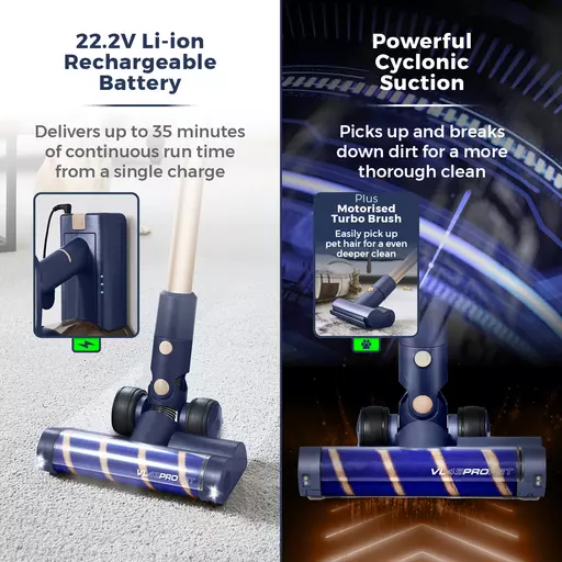 Tower VL45 Pro Pet Anti Tangle Cordless 3-in-1 Pole Vacuum - Image 4