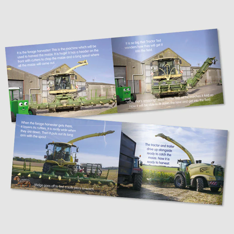 Tractor Ted A-maizing Day Read & Watch Book - Image 2