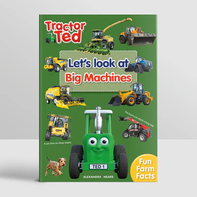 Tractor Ted Let's Look at Big Machines Book
