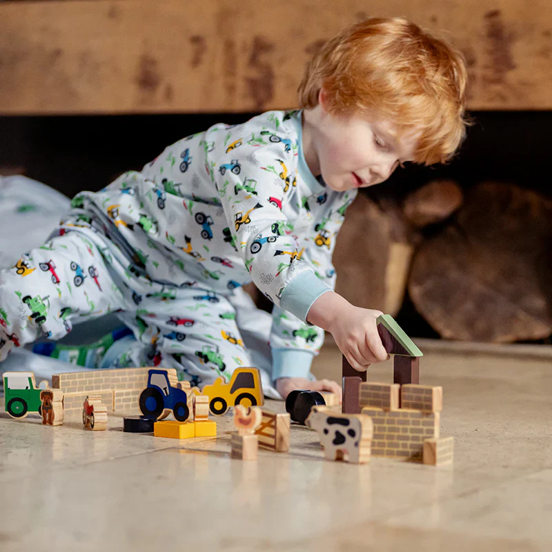 Tractor Ted Wooden Farm Play Blocks - Image 2