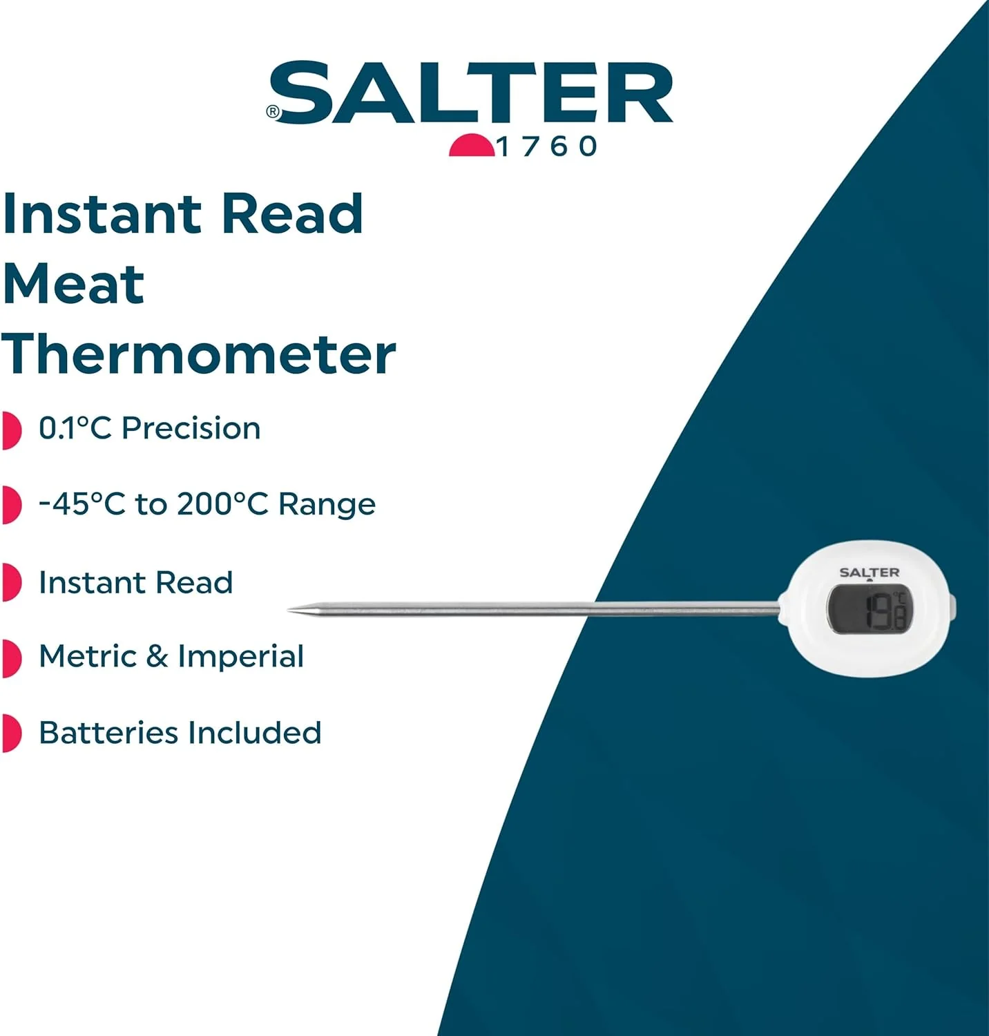 Salter Instant Read Digital Thermometer - Image 2