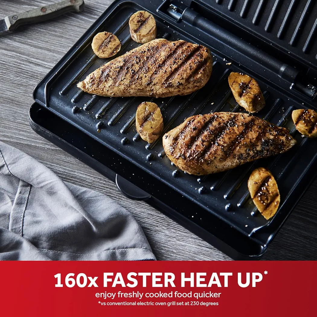 George Foreman Medium Grill - Black - Image 2