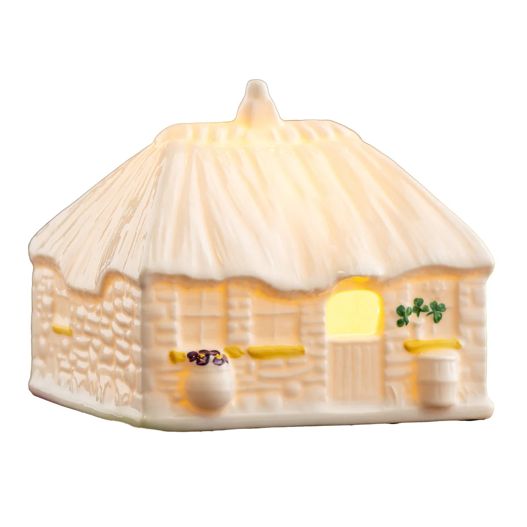 Belleek Classic Edition Piece 2025-Irish Thatched Cottage LED - Image 2