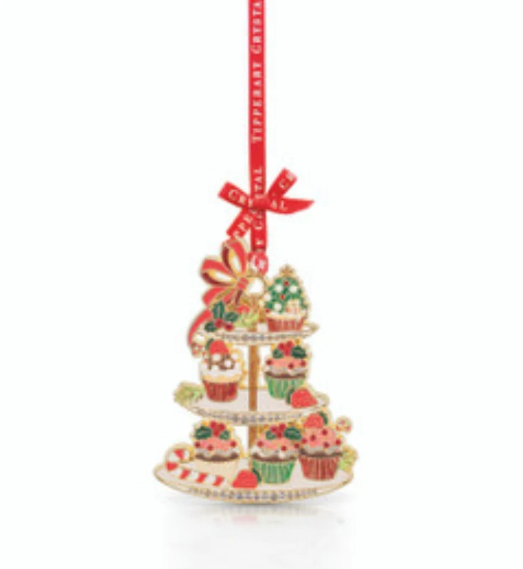 Tipperary Crystal Sparkle Tea Cake Stand Decoration