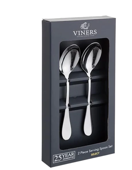 Viners 2 Piece 18/0 Serving Spoon Set