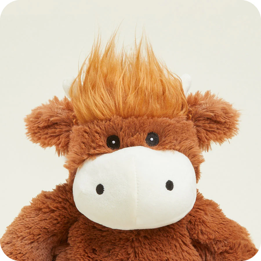 Warmies® Plush Highland Cow Microwavable - Image 2