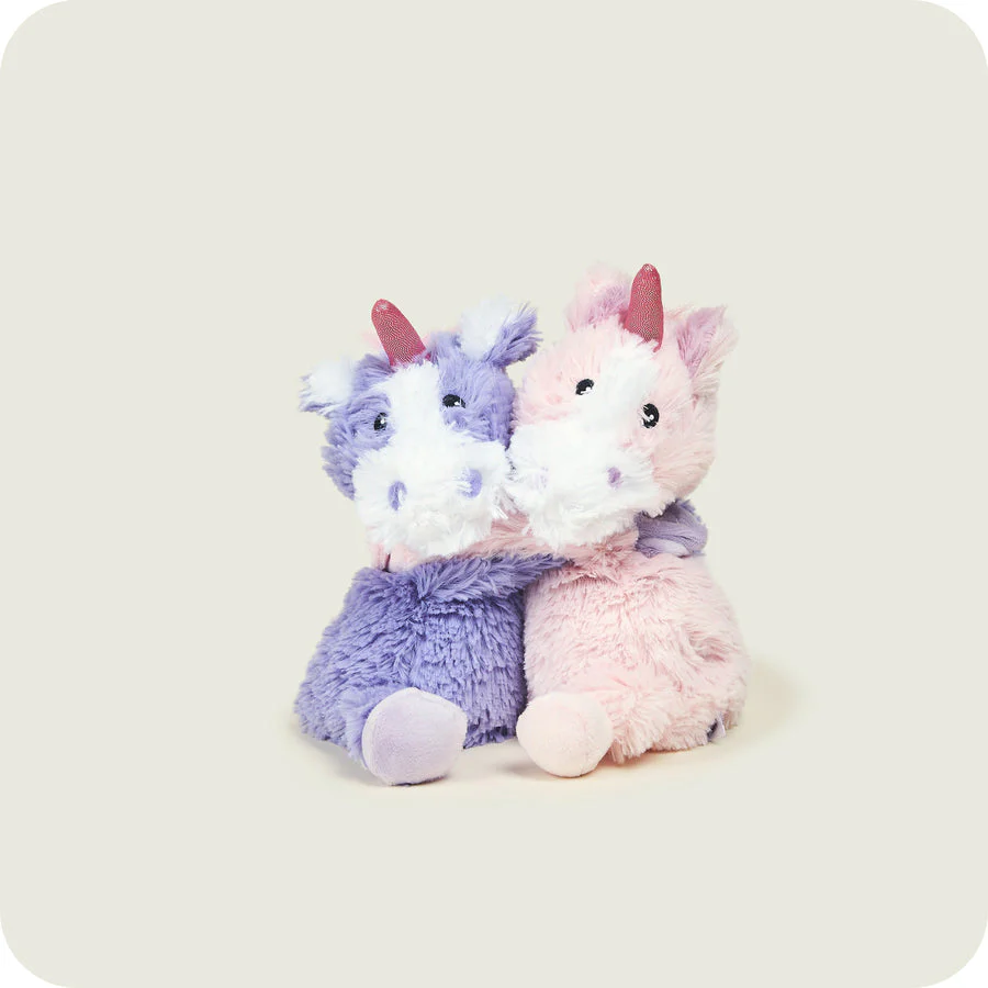 Warmies® Warm Hugs Unicorn in tray Microwavable