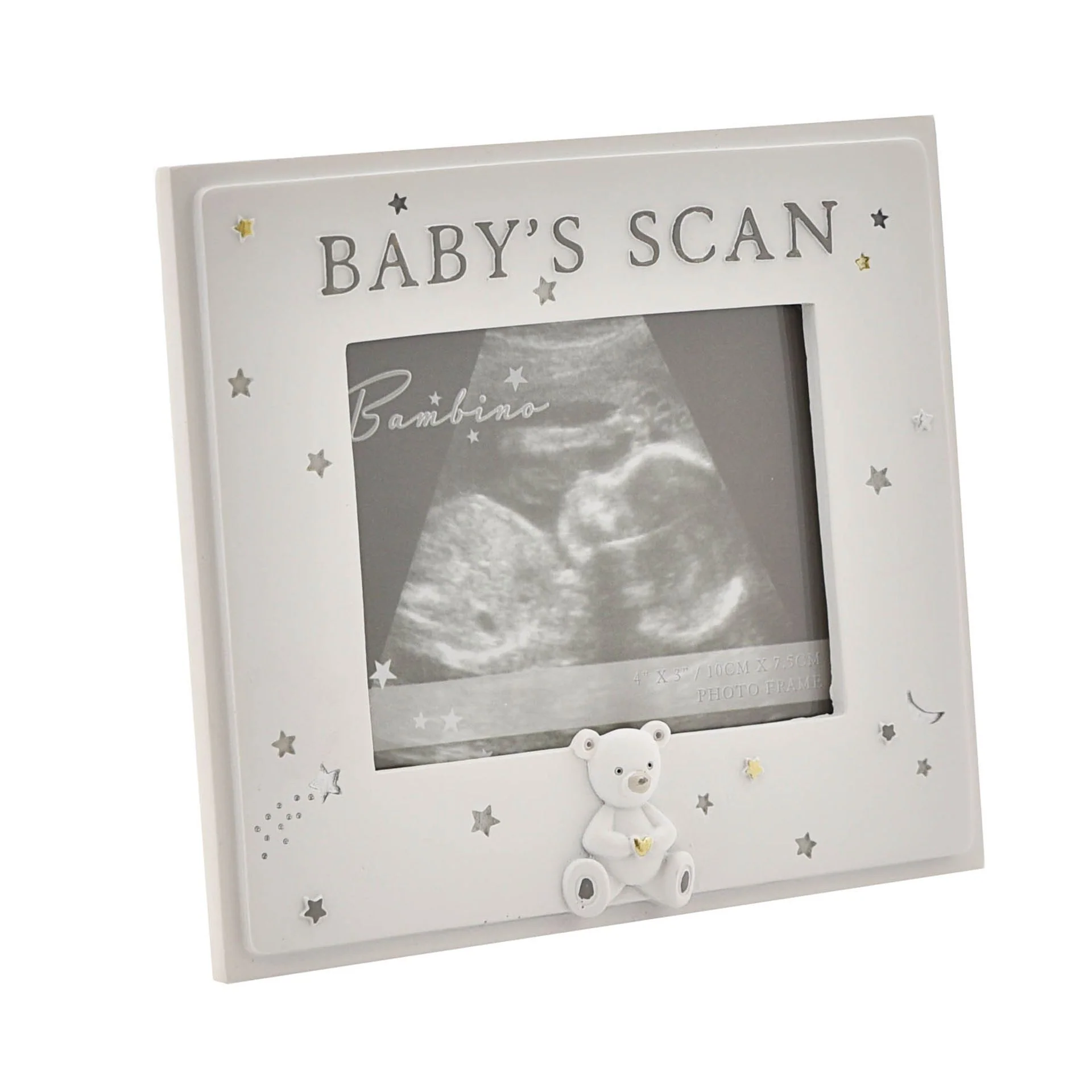WID Bambino Resin Baby Scan Photo Frame - 4" x 3"