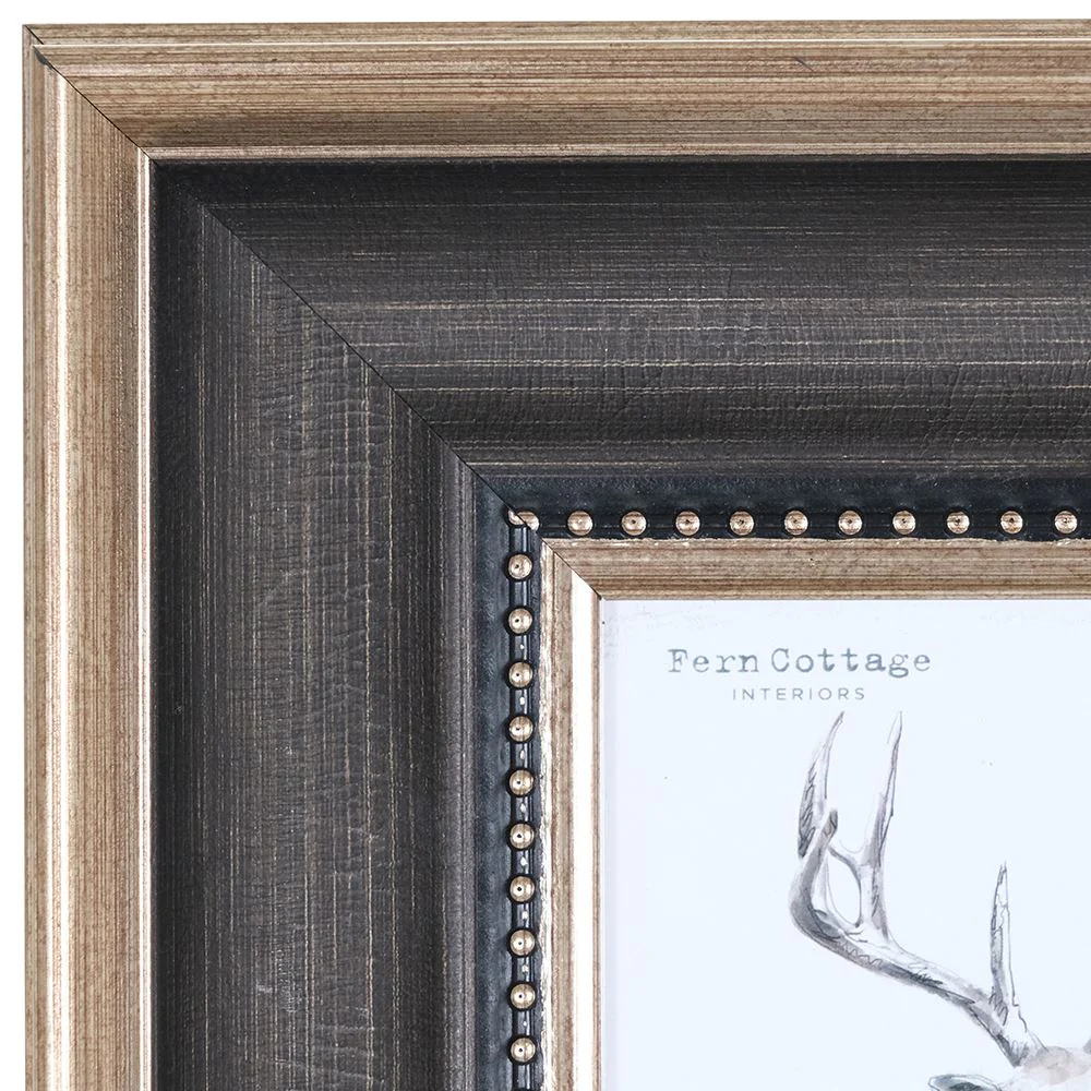 Fern Cottage Black and Brushed Gold Frame 5x7 2235 - Image 2