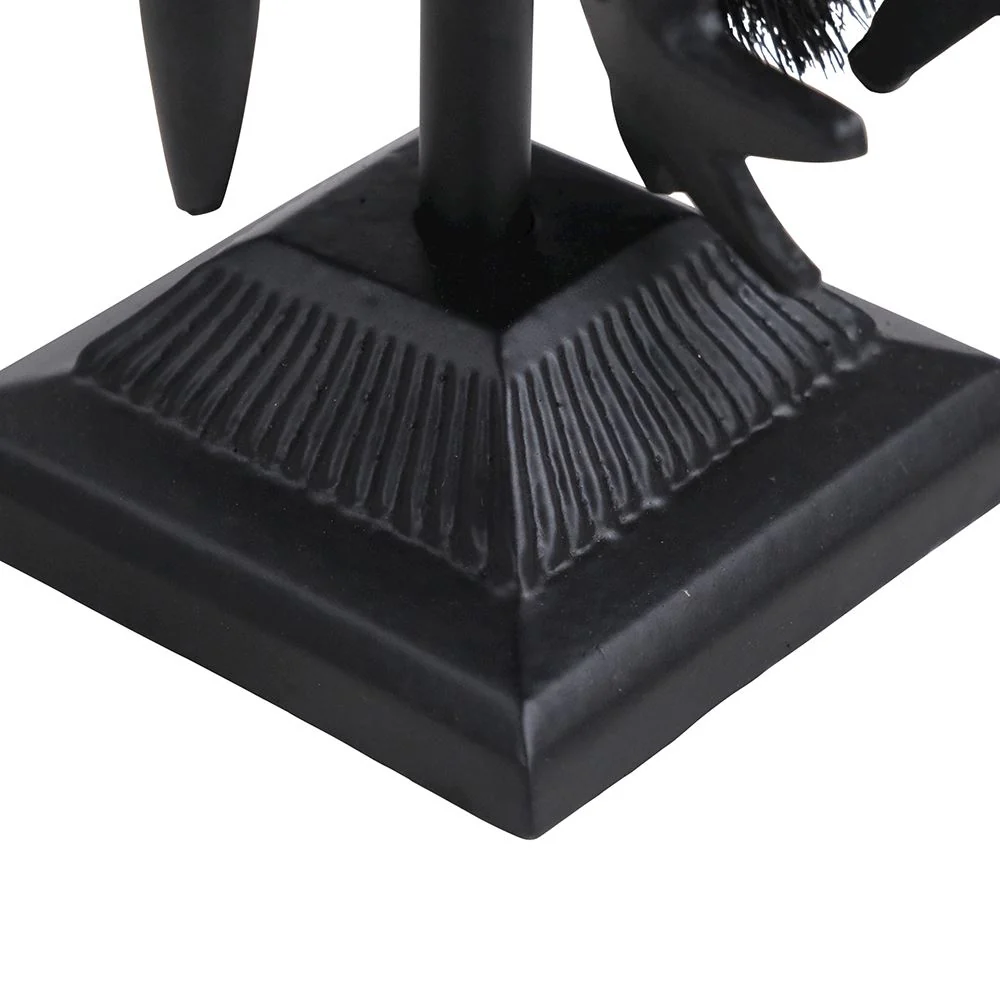 FERN COTTAGE BLACK GLENARM COMPANION SET 13x13x48cm A3006 - Image 2