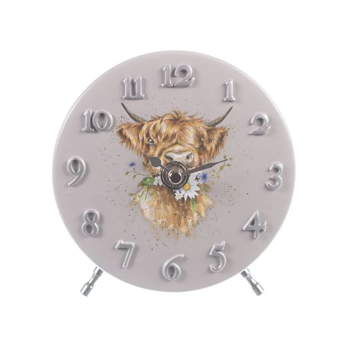 Wrendale Cow Mantel Clock