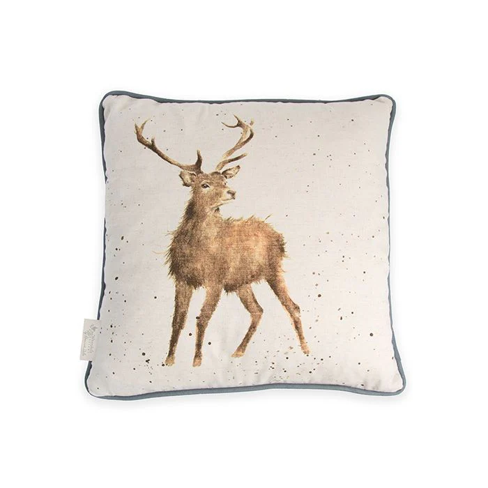 Wrendale Stag - 40cm Square Cushion