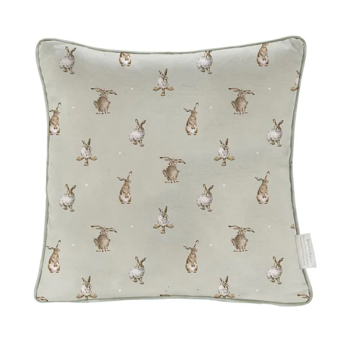 Wrendale Winter Hare - 40cm Square Cushion - Image 2