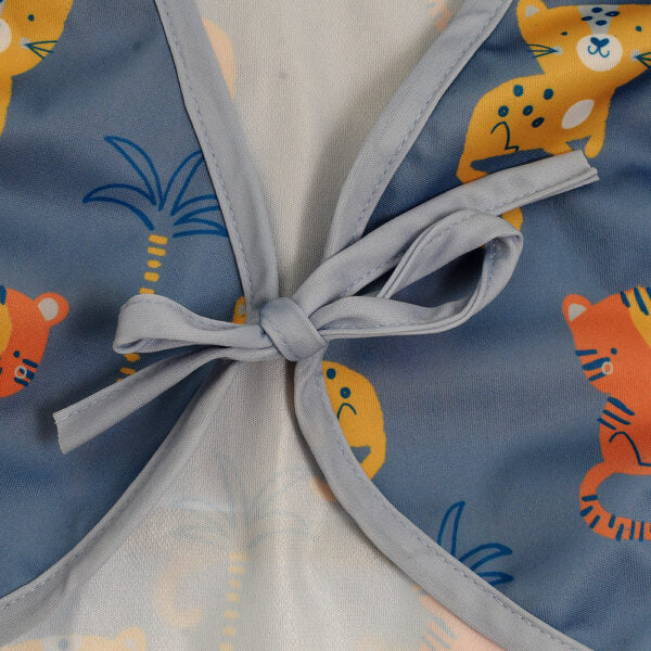 Ziggle Coverall Feeding Bib Tigers and Leopards - Image 2