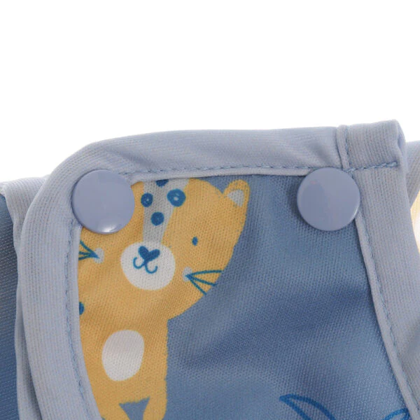 Ziggle Coverall Feeding Bib Tigers and Leopards - Image 3